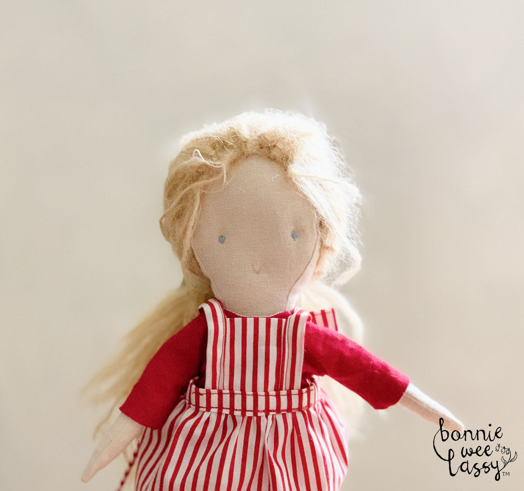 Polly-holly jolly limited edition rag doll