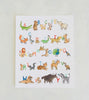 ABC animal crackers alphabet print