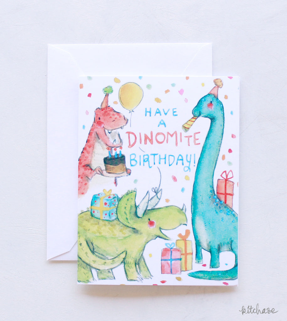 Happy Birthday Dinomite card