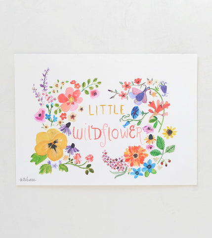 little wildflower giclee